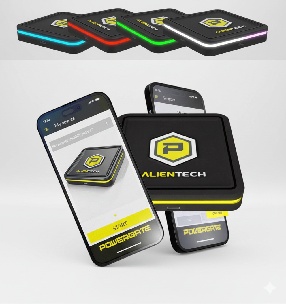 lientech Powergate 4 – Mobiles Chiptuning-Gerät für Smartphone-Steuerung, Master- und Slave-Systeme.