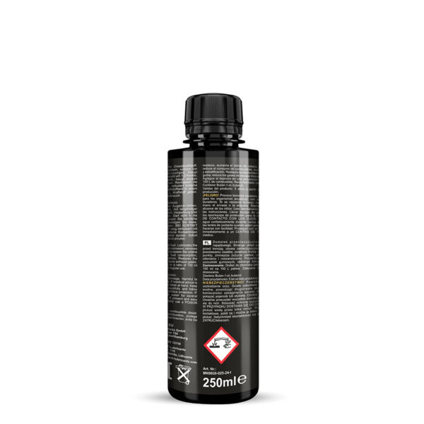 MANNOL 9930 Diesel Ester Additive, 250-ml-Flasche, Rückseitenetikett