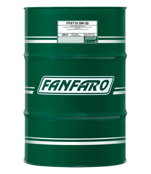 FANFARO 6719 SAE 5W-30 &ndash; 208 l