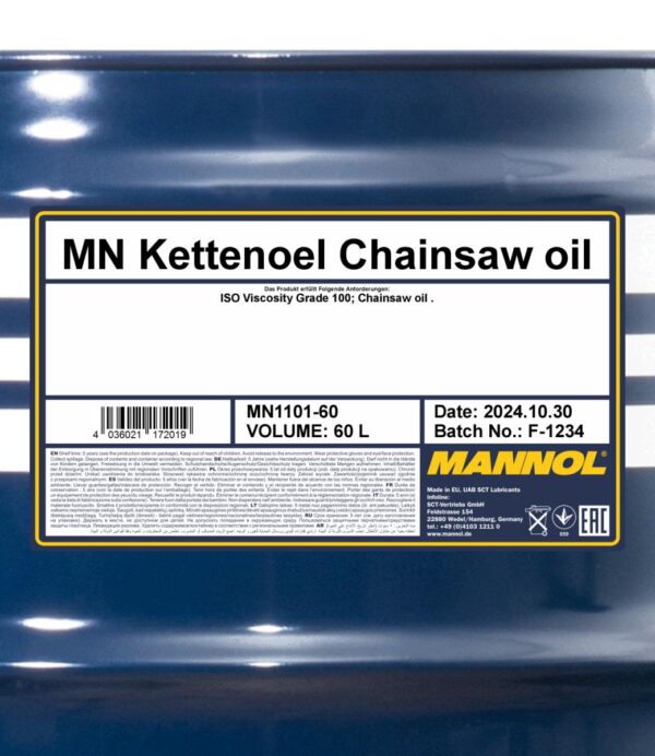 MANNOL 1101 Kettenoel – 60 L