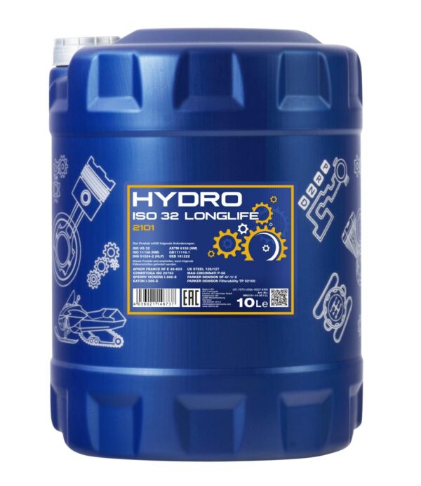 MANNOL 2101 Hydro ISO 32 LONGLIFE – 10 L