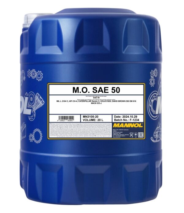 MANNOL 3105 M.O. SAE 50 &ndash; 20 L