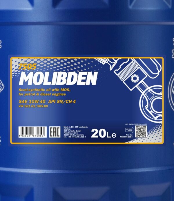 pictures_MN7505-20_blue_back_1200.jpg MANNOL 7505 Molibden 10W-40 – 20 L