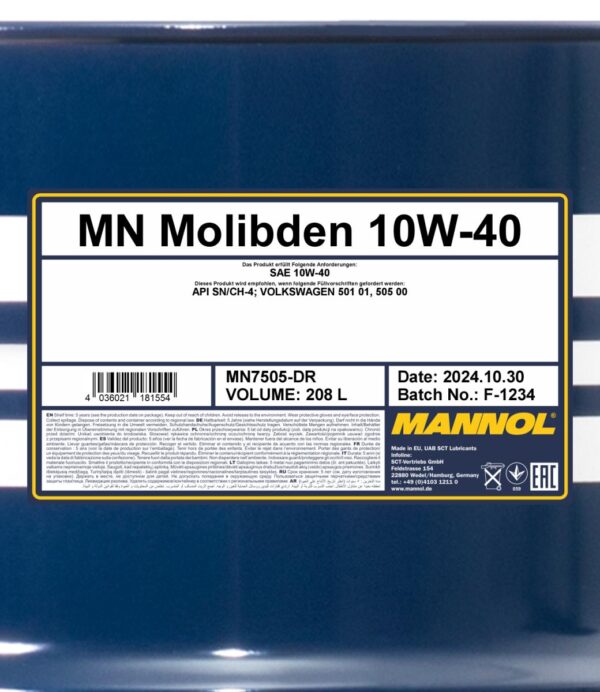 pictures_MN7505-DR_blue_back_1200.jpg MANNOL 7505 Molibden 10W-40 – 208 L