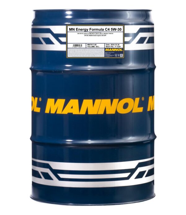 MANNOL 7917 Energy Formula C4 5W-30 &ndash; 60 L
