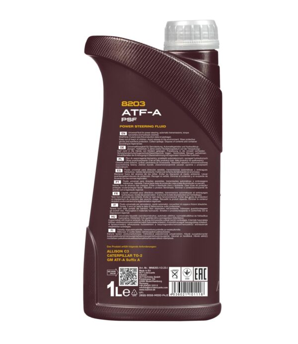 MANNOL 8203 ATF-A / PSF &ndash; 1 L