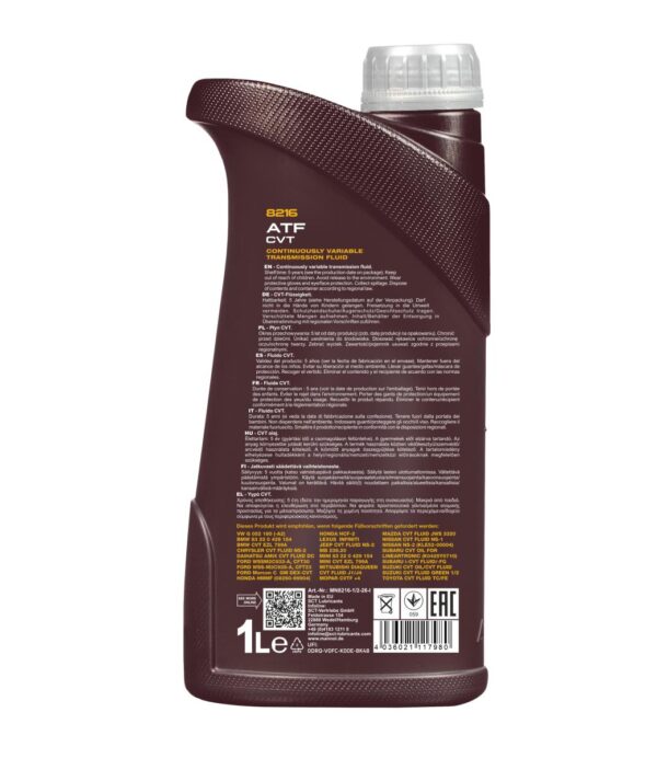 MANNOL 8216 ATF CVT &ndash; 1 L (MN8216-1)