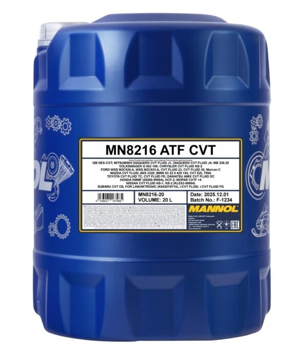 MANNOL 8216 ATF CVT &ndash; 20 L