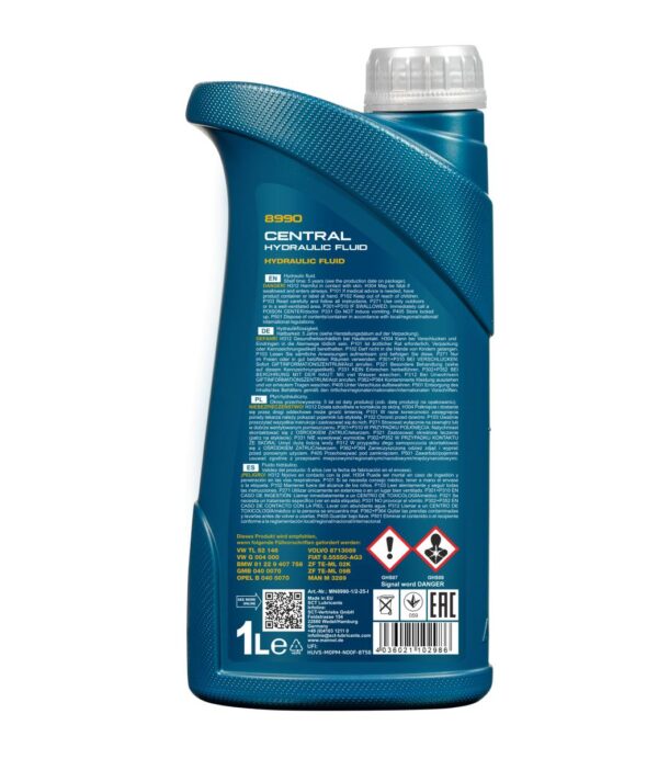 MANNOL 8990 Central Hydraulic Fluid – 1 L
