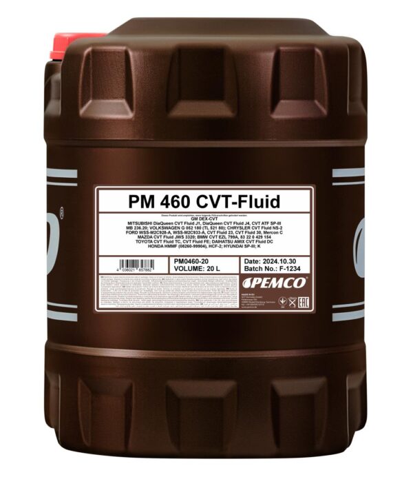 PEMCO 460 CVT-Fluid – 20 l PEMCO 460 CVT-Fluid – 20 l