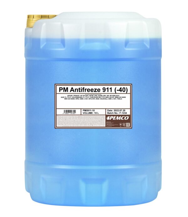 PEMCO 911 Antifreeze (-40) &ndash; 10 l