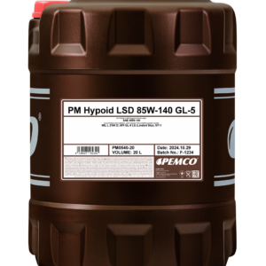 PEMCO 540 Hypoid LSD 85W-140 GL-5 &ndash; 20 l