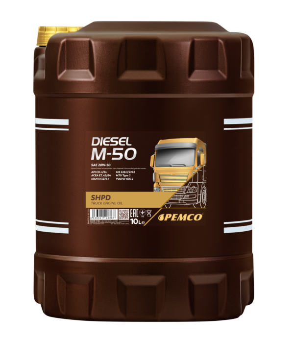 PEMCO 702 Diesel M-50 SHPD 20W-50 &ndash; 10 l