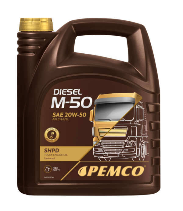 PEMCO 702 Diesel M-50 SHPD 20W-50 &ndash; 5 l