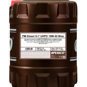PEMCO 707 Diesel G-7 UHPD 10W-40 Blue &ndash; 20 l
