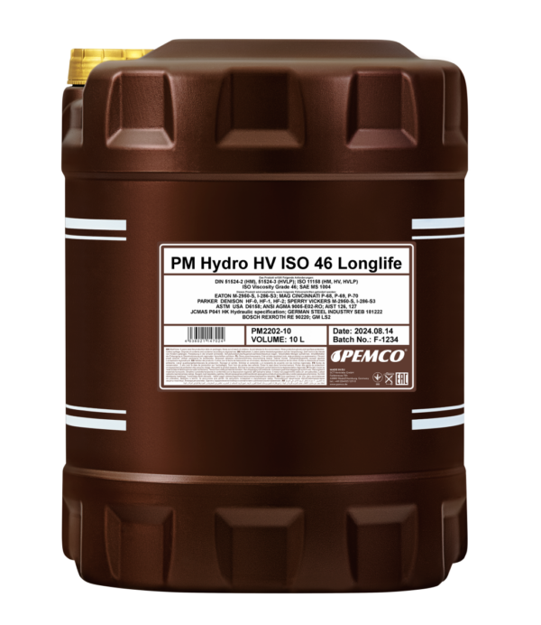 PEMCO 2202 Hydro HV ISO 46 LONGLIFE &ndash; 10 l